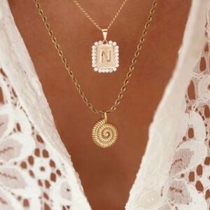 Bracha Royal Initial N Necklace - New with Package